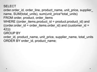 SQL Patterns in Practice - You're (Probably) Doing it Wrong - Methods ...