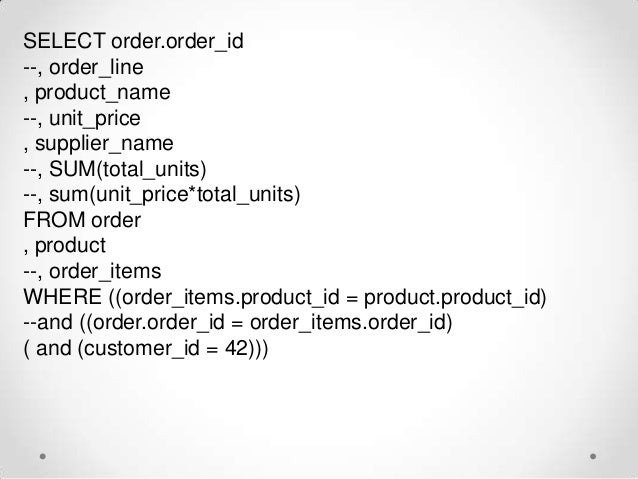 SQL Patterns in Practice - You're (Probably) Doing it Wrong - Methods…