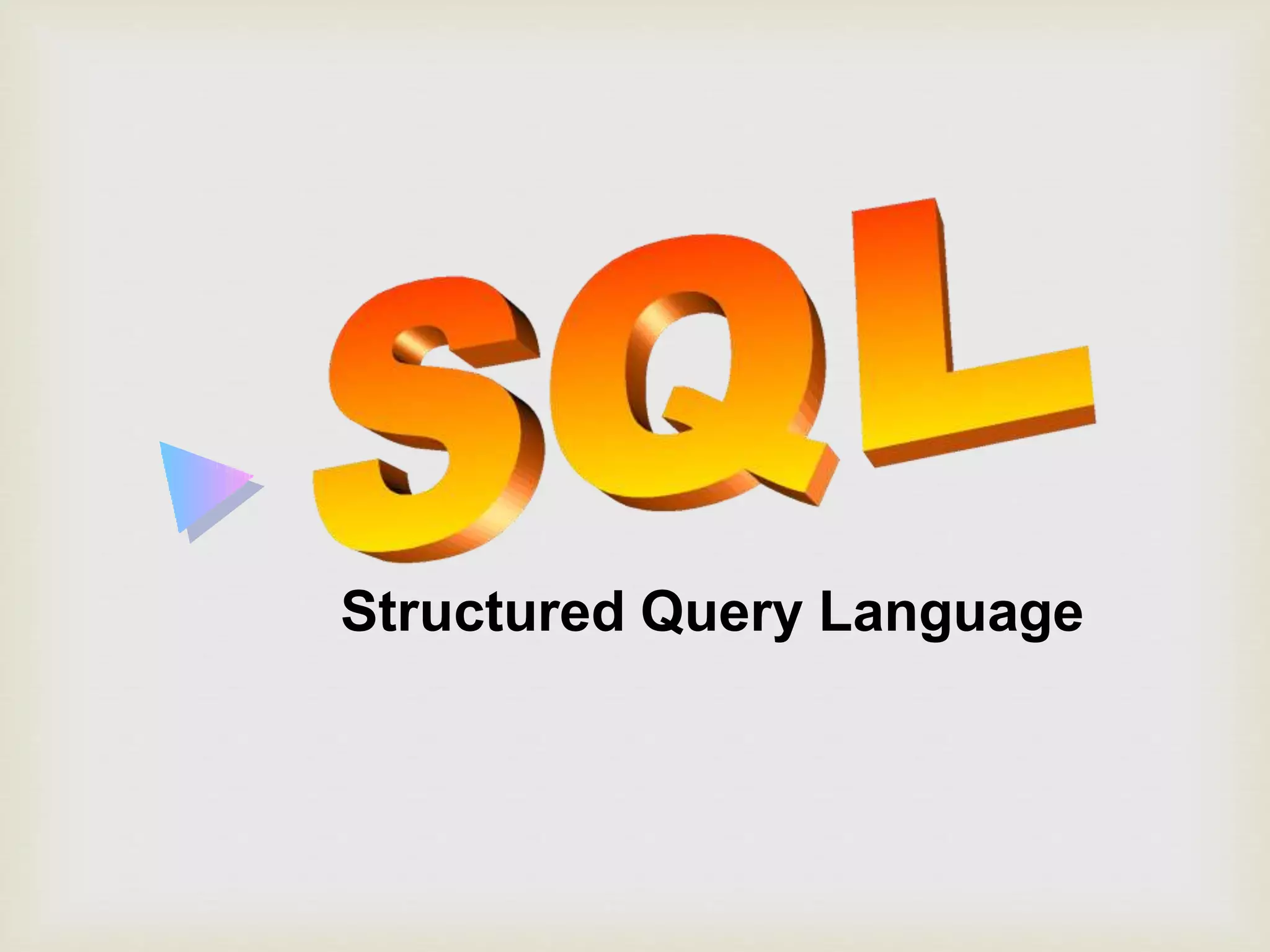 Sql queries presentation | PPTX | Databases | Computer Software and ...