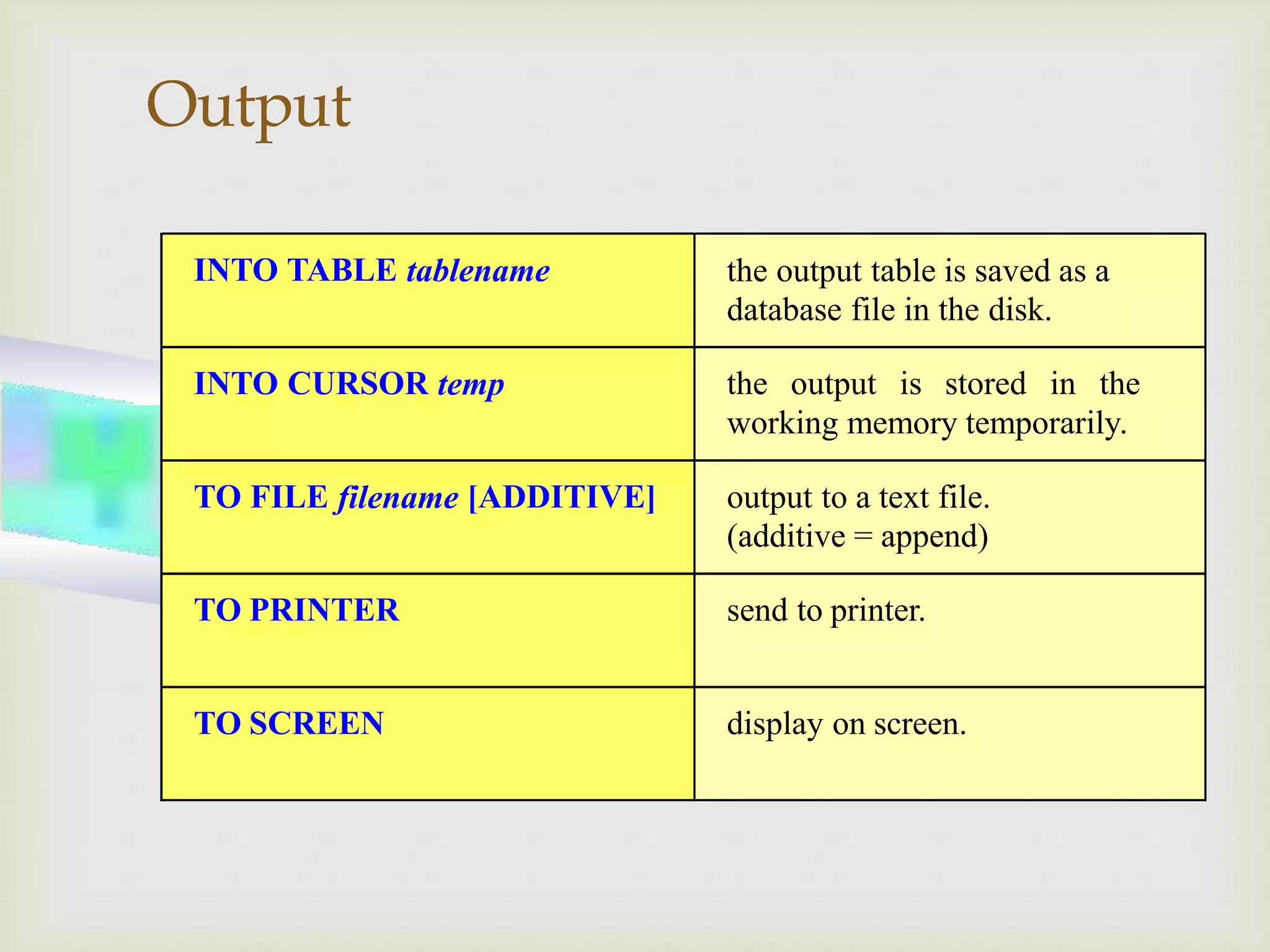 Sql queries presentation | PPTX | Databases | Computer Software and ...