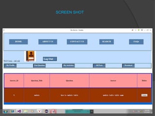 user my activities
SCREEN SHOT
 