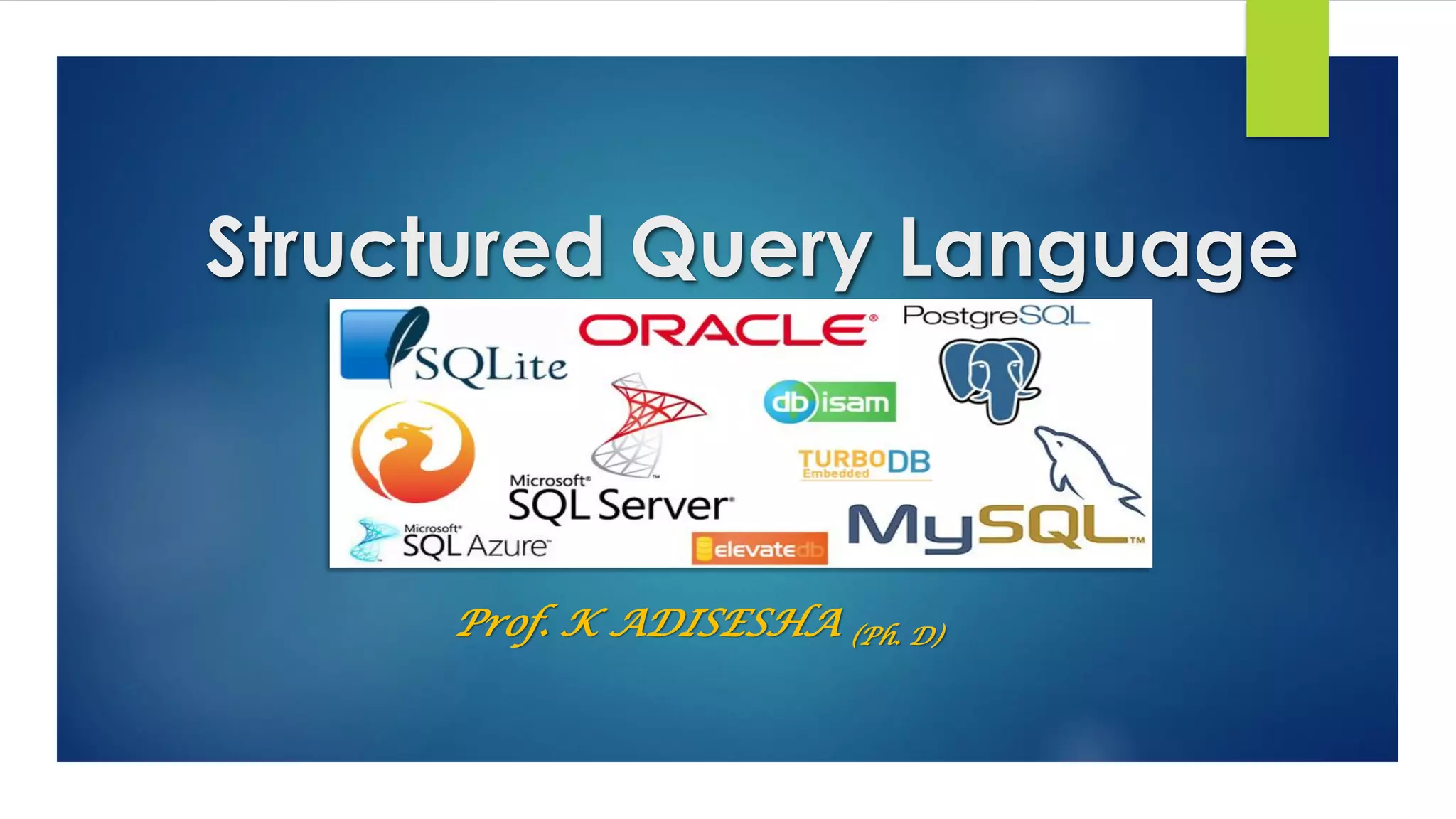 Sql ppt | PPT