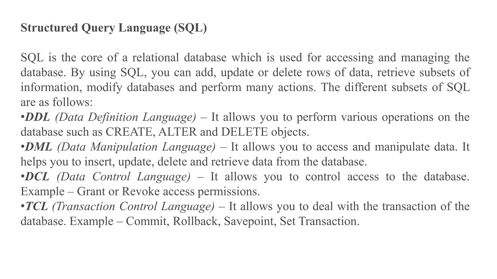 SQL PPT.pptx | Free Download