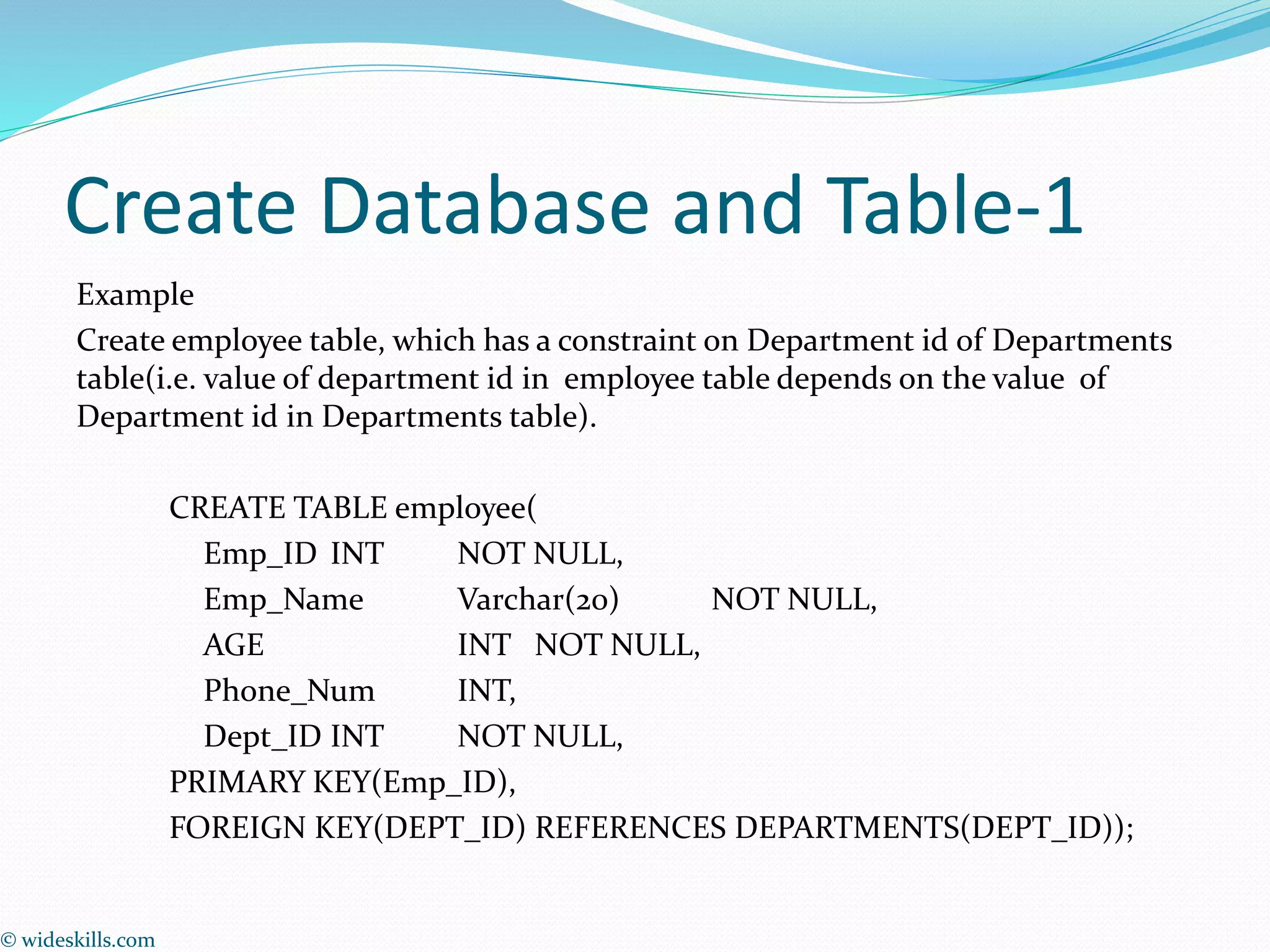 sql ppt.pptx | Databases | Computer Software and Applications