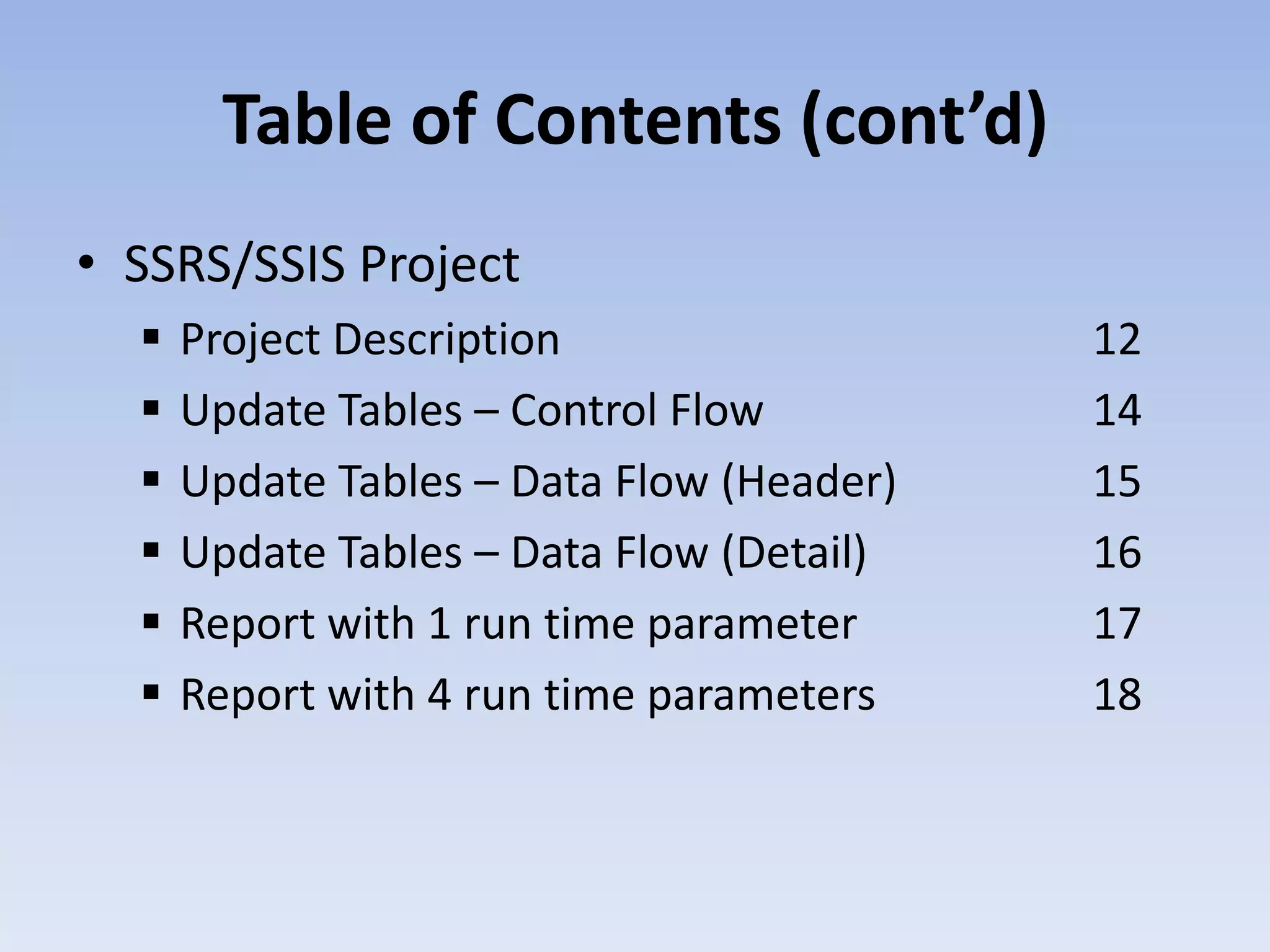 Project Description					  4