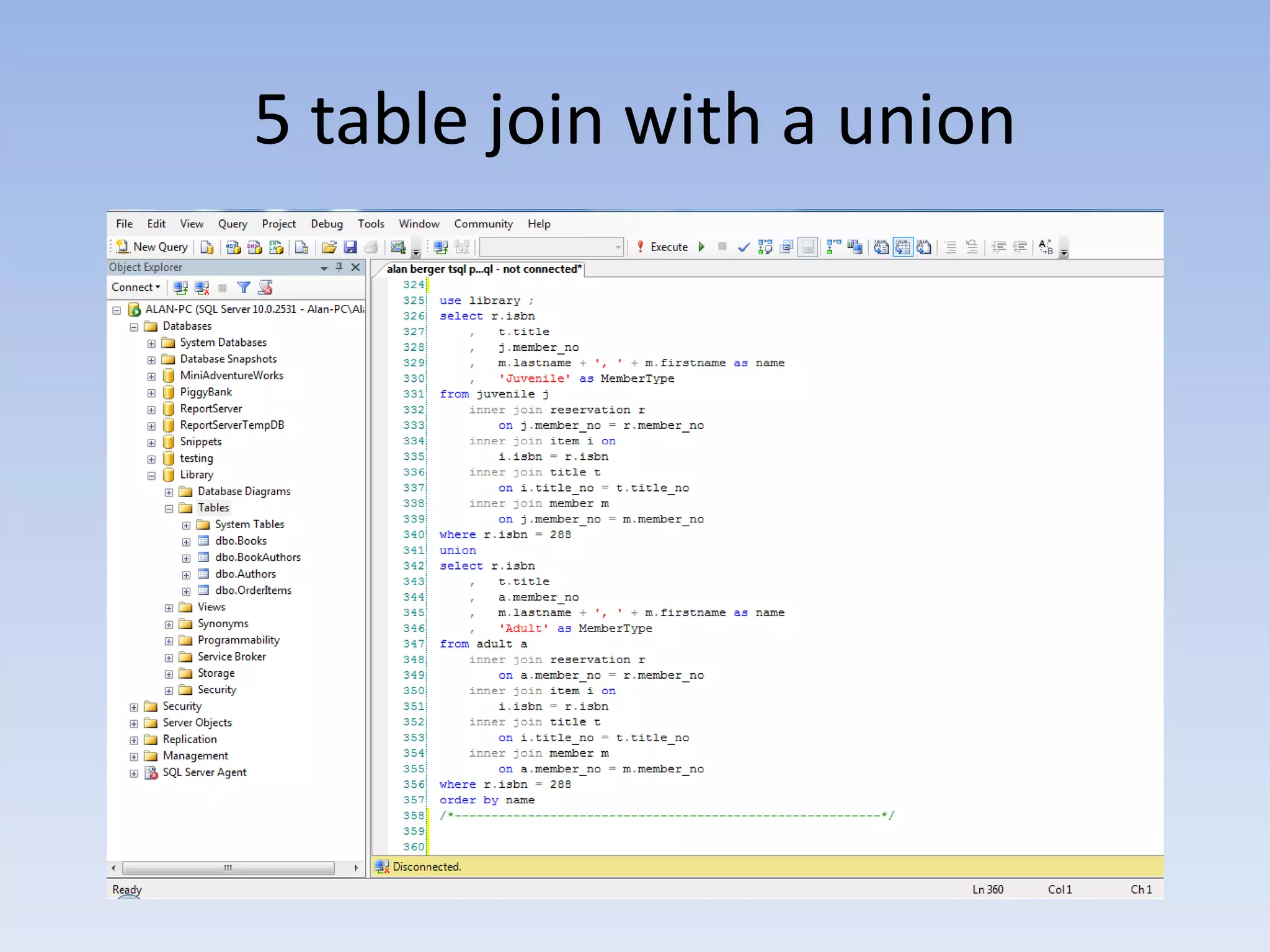 Subquery in ‘case’ statement			  6