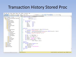 Create Indexed View 11Table of Contents (cont’d)SSRS/SSIS ProjectProject Description 12