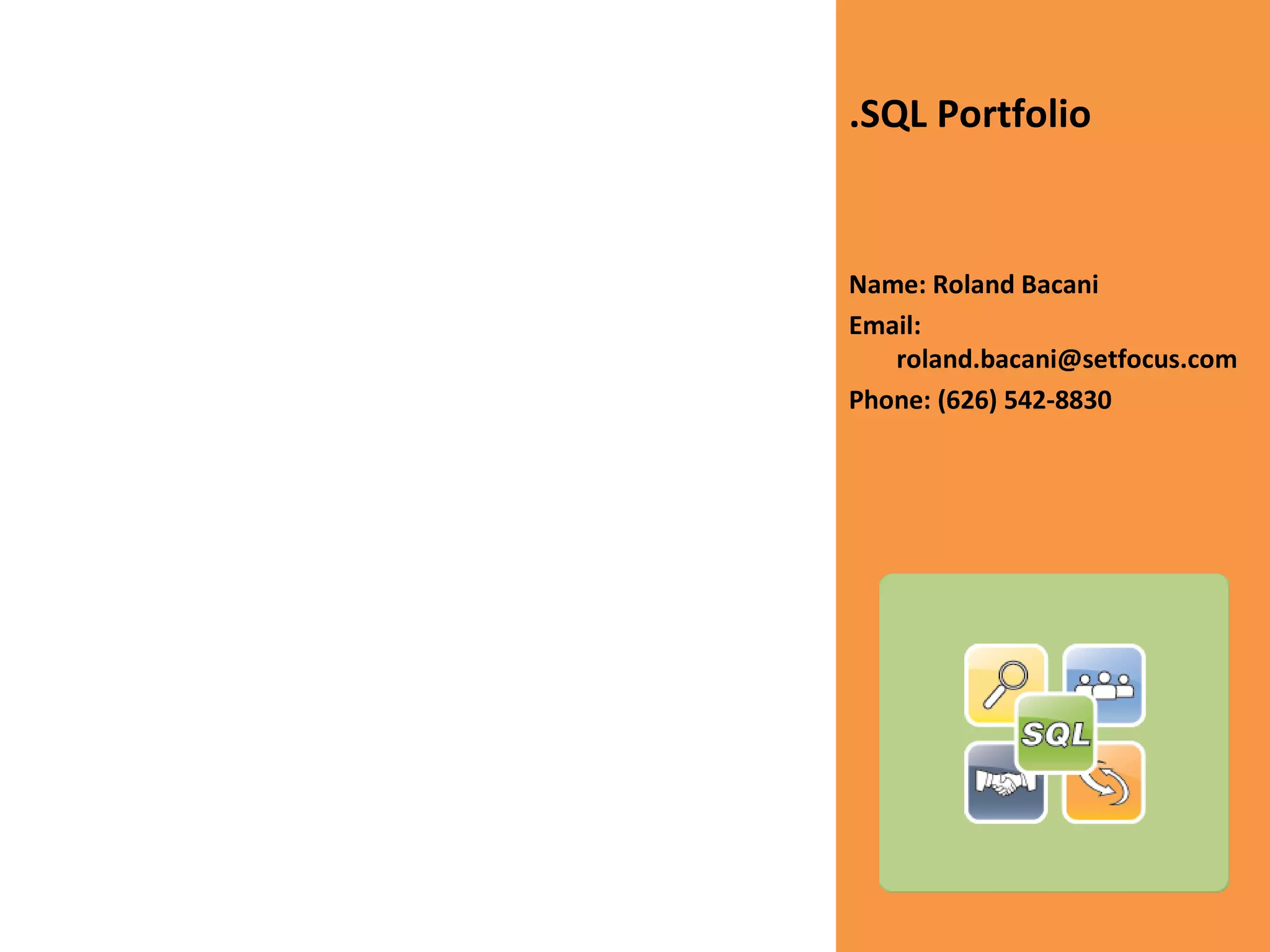 Sql Ppt Portfolio Data Modeling | PPT