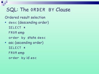 Sql presentation 1 by chandan | PPT