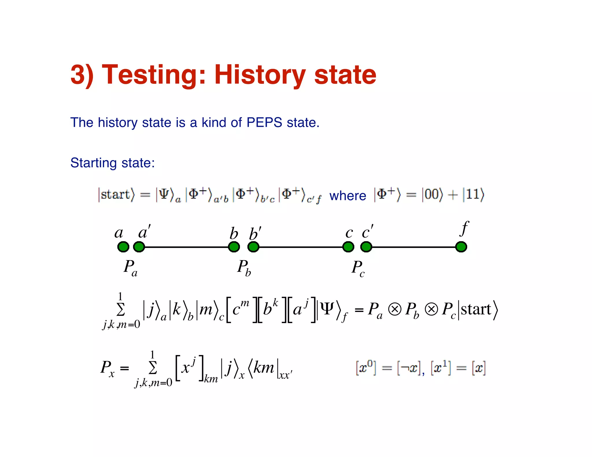 Nondeterministic testing of Sequential Quantum Logic Propositions on a Quantum Computer