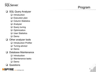 ProgramSQL Query Analyzer