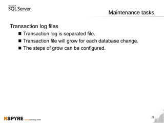 Visualizes execution plan / statistics information
