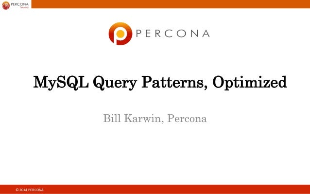 Sql Query Patterns Optimized