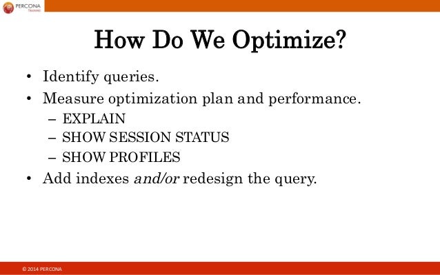 sql query patterns, optimized