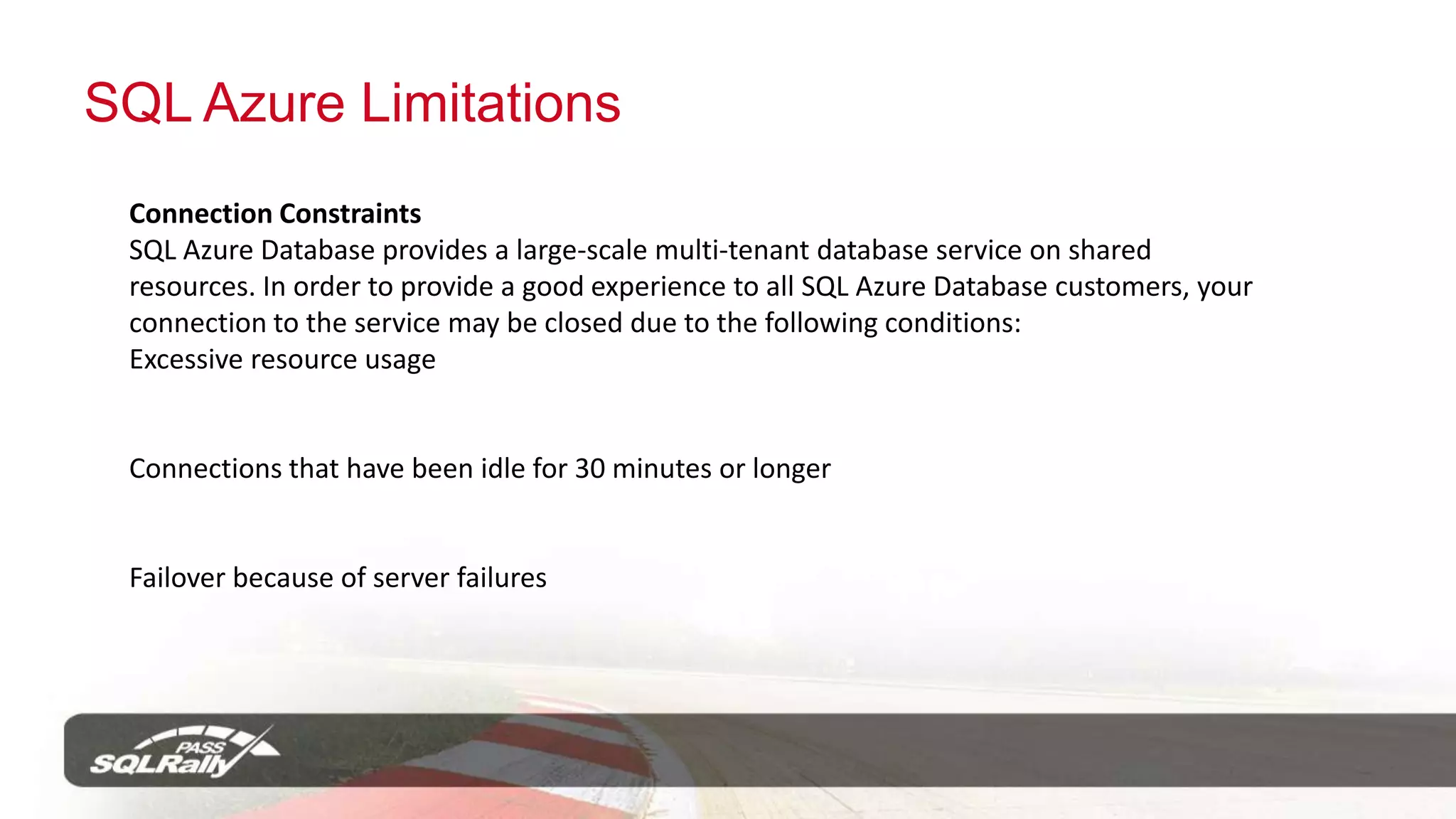 50 Gb size limit for an individual database