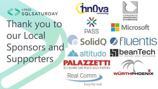 Thank you to
our Local
Sponsors and
Supporters
 