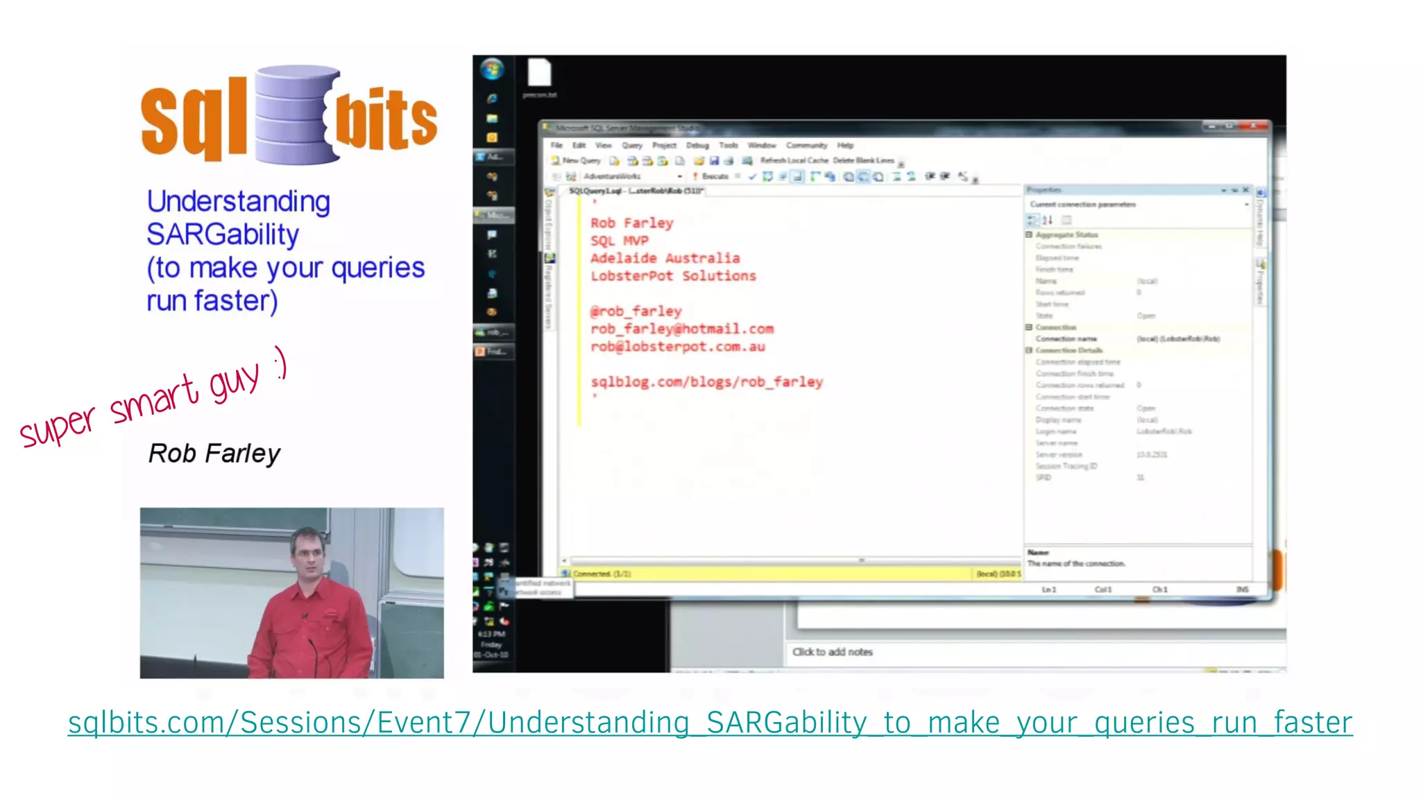 sqlbits.com/Sessions/Event7/Understanding_SARGability_to_make_your_queries_run_faster
 