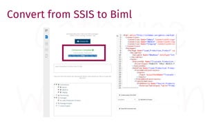 Convert from SSIS to Biml
 