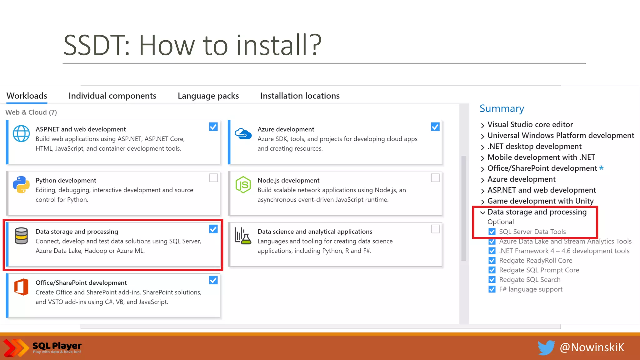 @NowinskiK SSDT: How to install? 