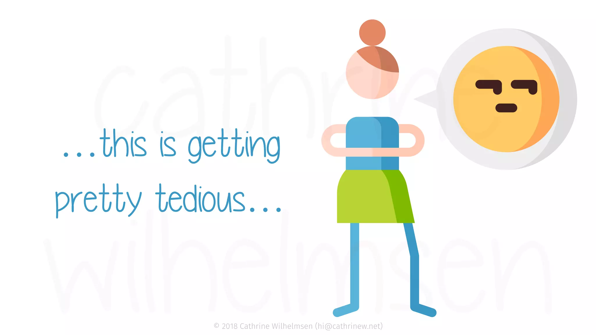 © 2018 Cathrine Wilhelmsen (hi@cathrinew.net) …this is getting pretty tedious… 