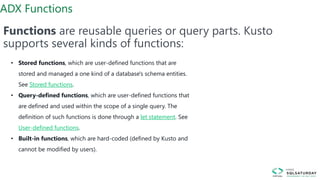 Azure Data Explorer deep dive - review 04.2020