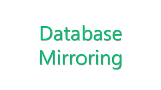 Database
Mirroring
 