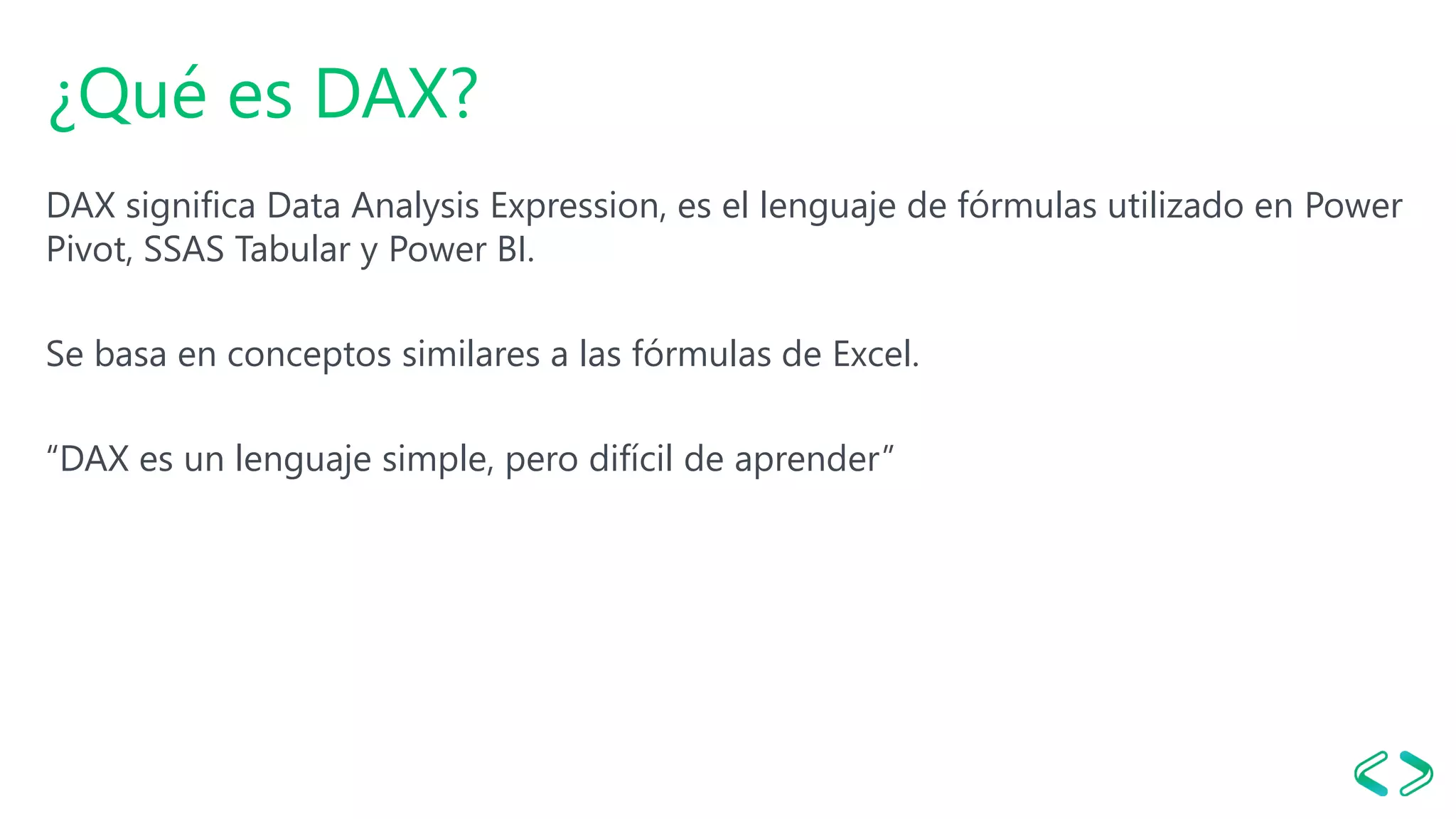 Dax paso a paso con Power BI | PDF
