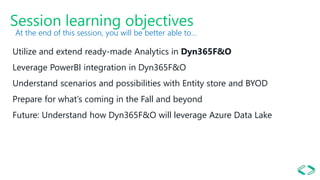 Dynamics 365 for Finance and Operations - Power BI | PPTX