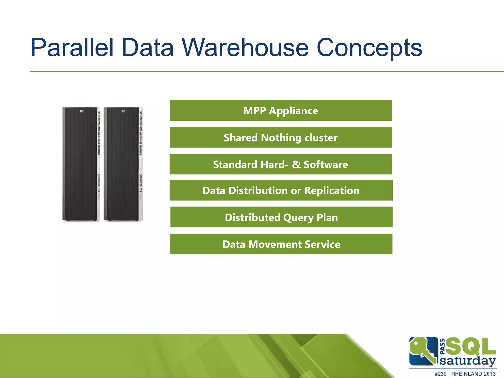Parallel Data Warehouse Concepts 