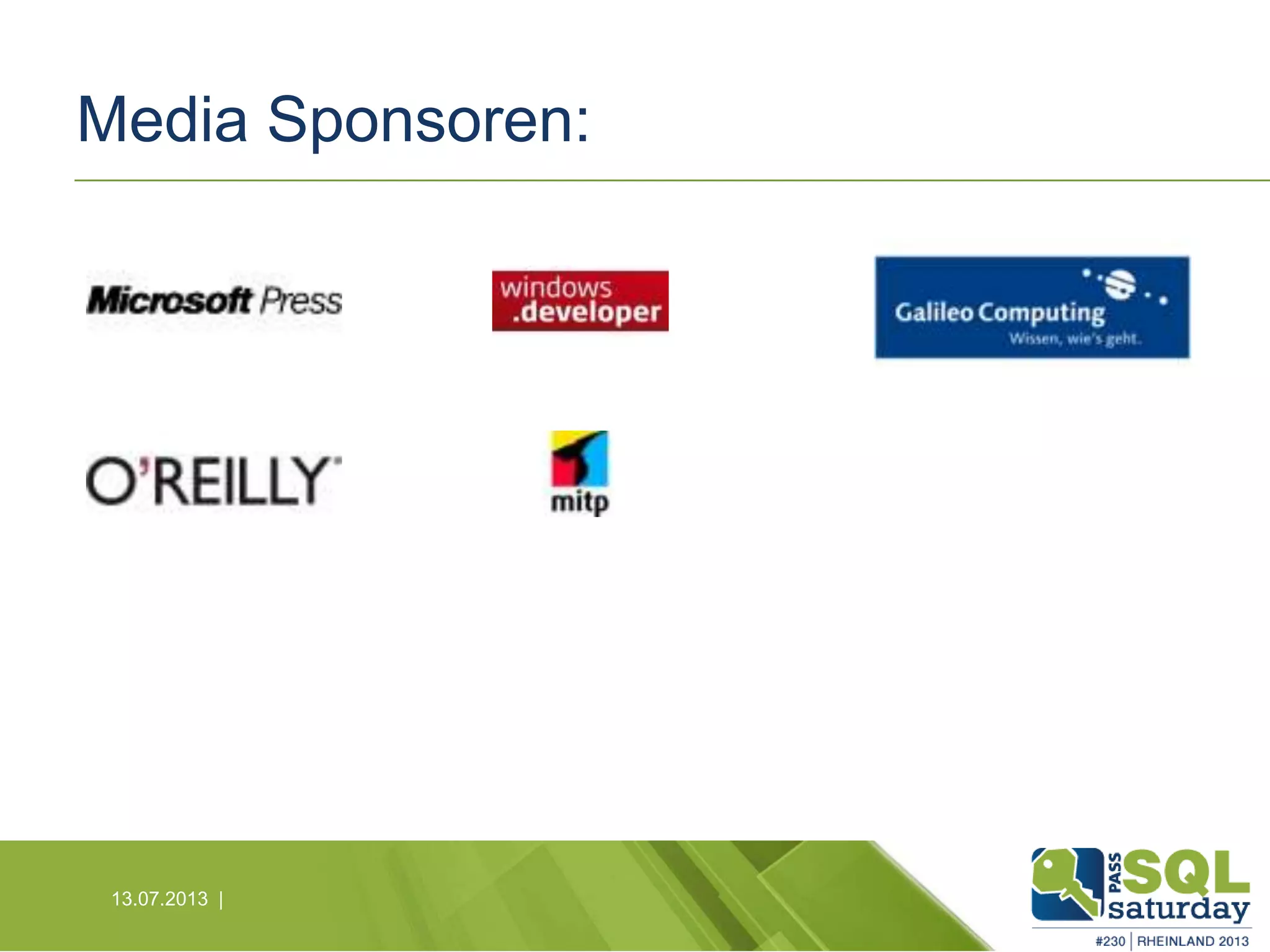 Media Sponsoren: 13.07.2013 | 