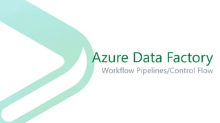 Azure Data Factory ETL Patterns in the Cloud | PPTX
