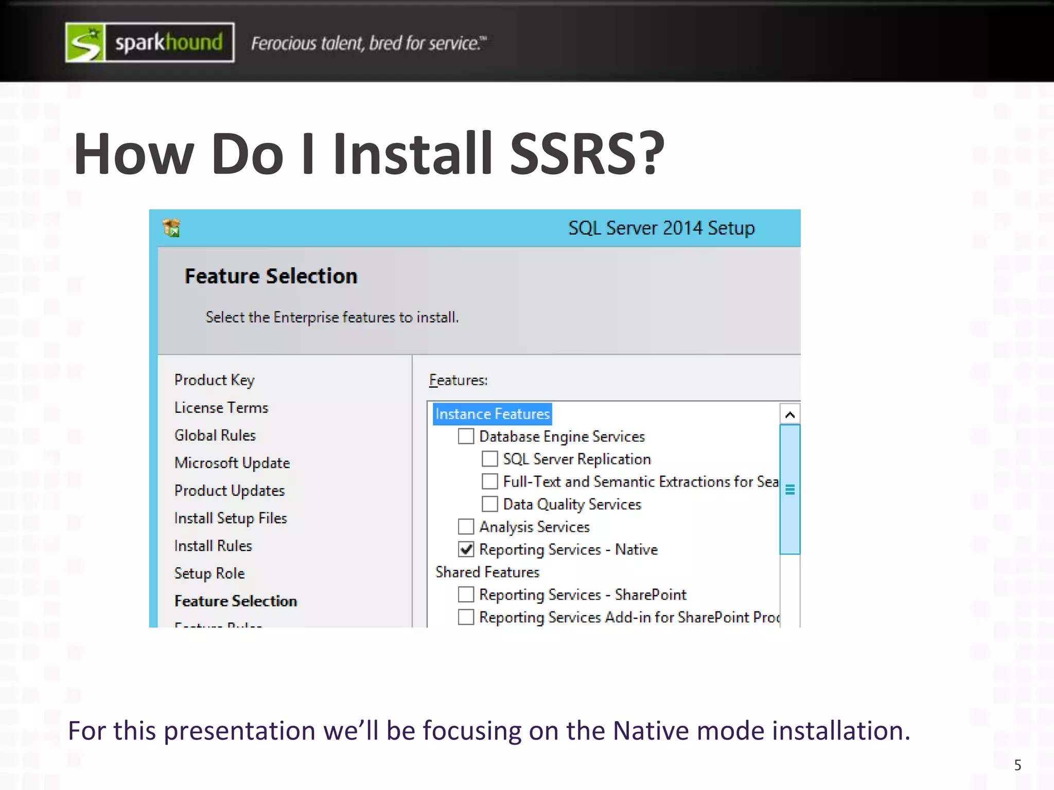SQL Server Reporting Services (SSRS) 101 | PPTX