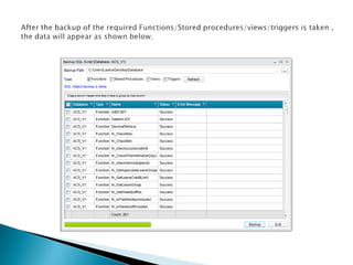 Sql Script Explorer | PPT
