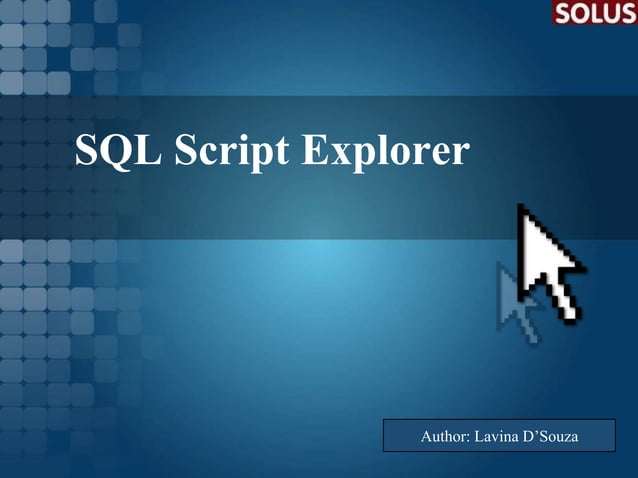 Sql script update | PPT