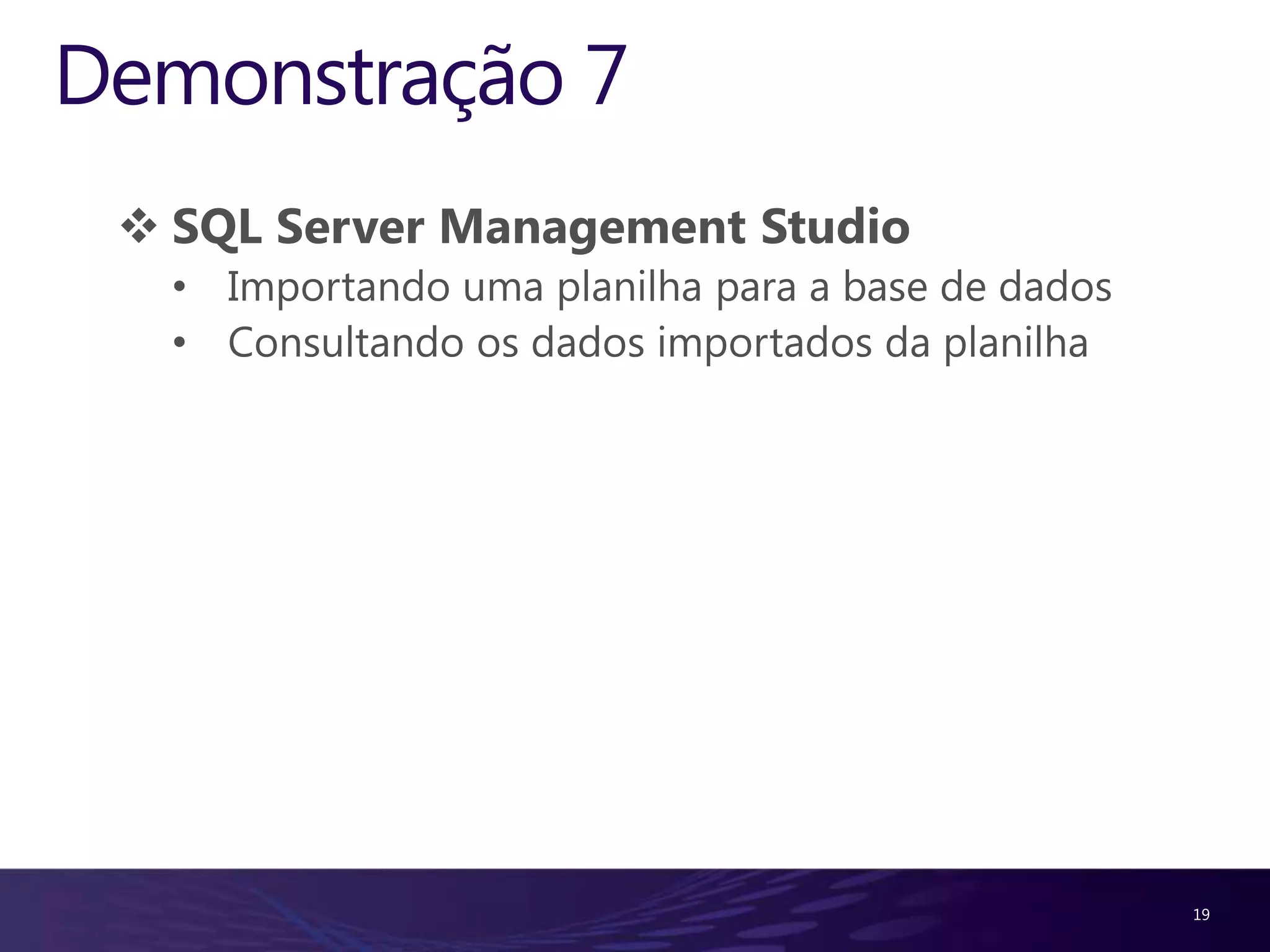 Criação de processos de ETL