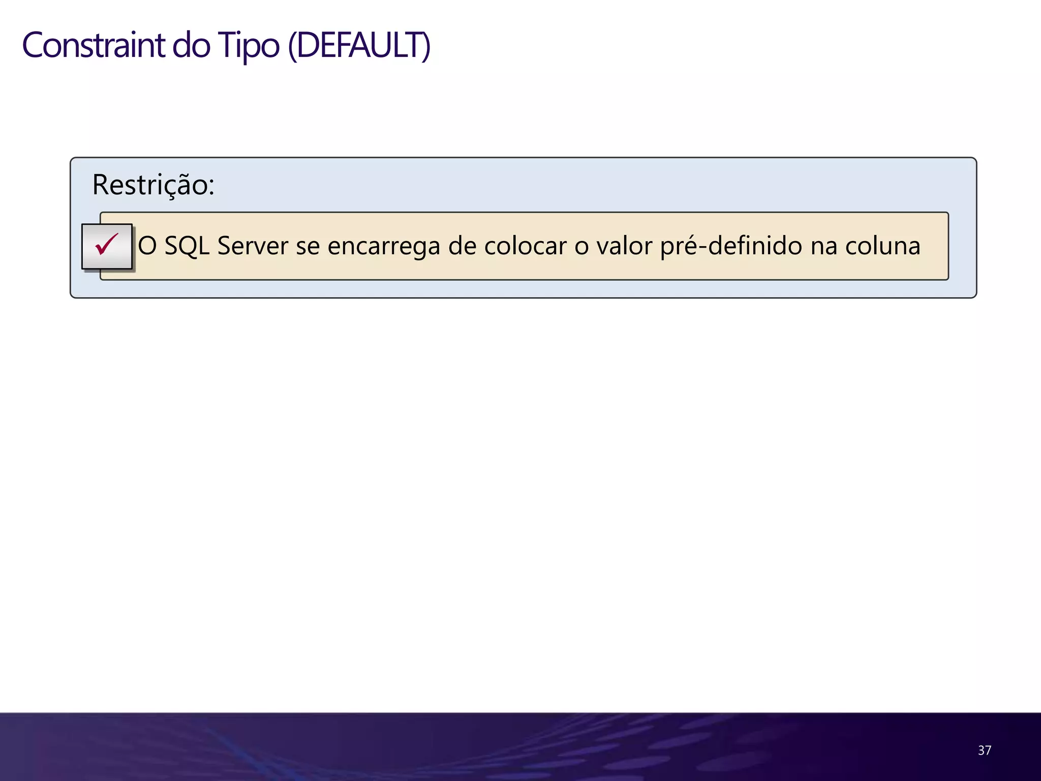Acessando as ferramentas do SQL Server (Menu Tools)