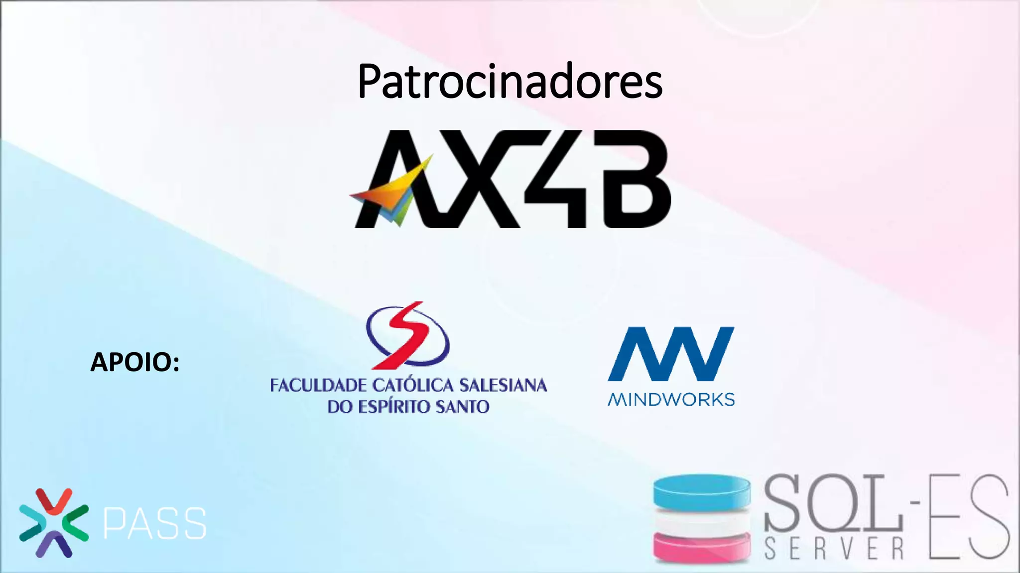 Patrocinadores
APOIO:
 