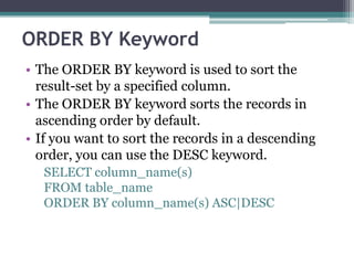 MS SQL Server | PPT
