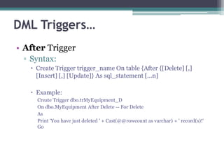 MS SQL Server | PPT
