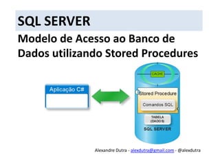 SQL SERVERAo executar a procedure pela 1ª vez ela é compilada e a cada execução seus resultado são colocados em cache, o cache é semelhante a uma memória que guarda as últimas operações do BD, dai se você executa a procedure novamente ela pega o resultado do cache diminuindo o esforço do BD e aumentando a velocidade de acessoAlexandre Dutra - alexdutra@gmail.com - @alexdutra