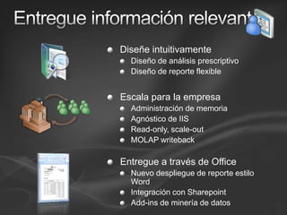 Sql Server Business Intelligence Spanish | PPTX