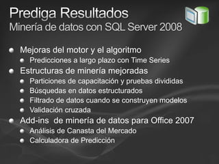 Sql Server Business Intelligence Spanish | PPTX