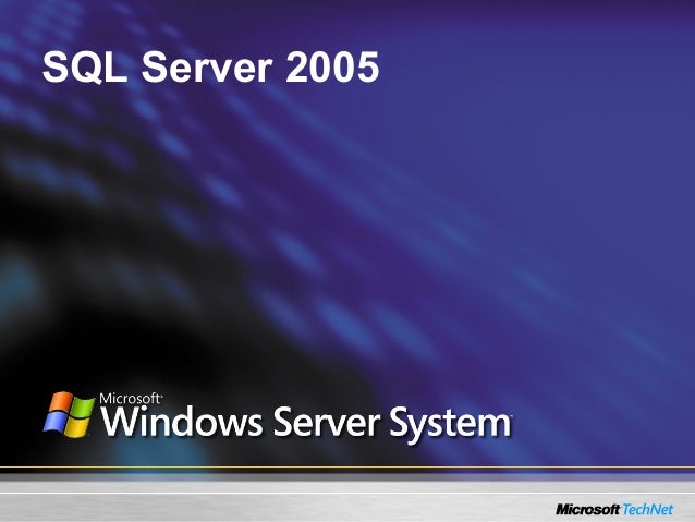 Sql server 2005