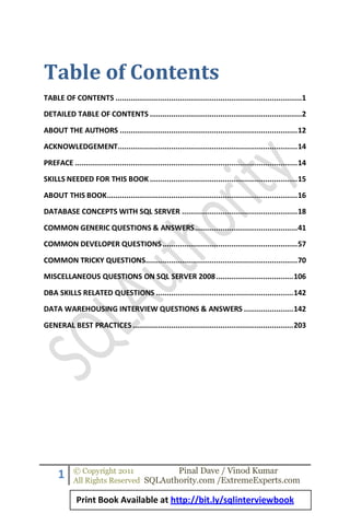 Sql server 2008 interview questions answers | PDF