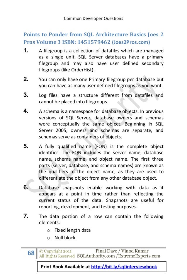 interview questions for servers
