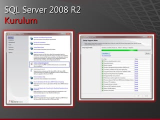 SQL Server 2008 R2  Kurulum 