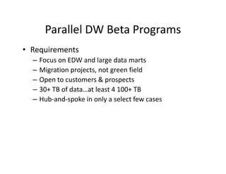 SQL Server 2008 R2 Parallel Data Warehouse | PPT