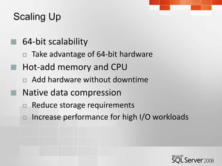 Centralizes server hardware administration