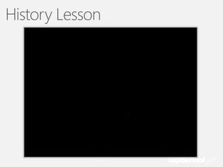 History Lesson

 