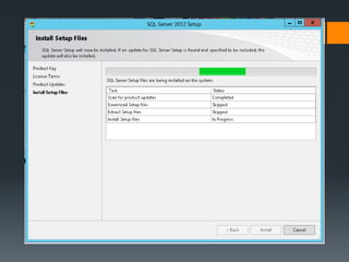 Step by Step Installation of Microsoft SQL Server 2012 | PPTX ...